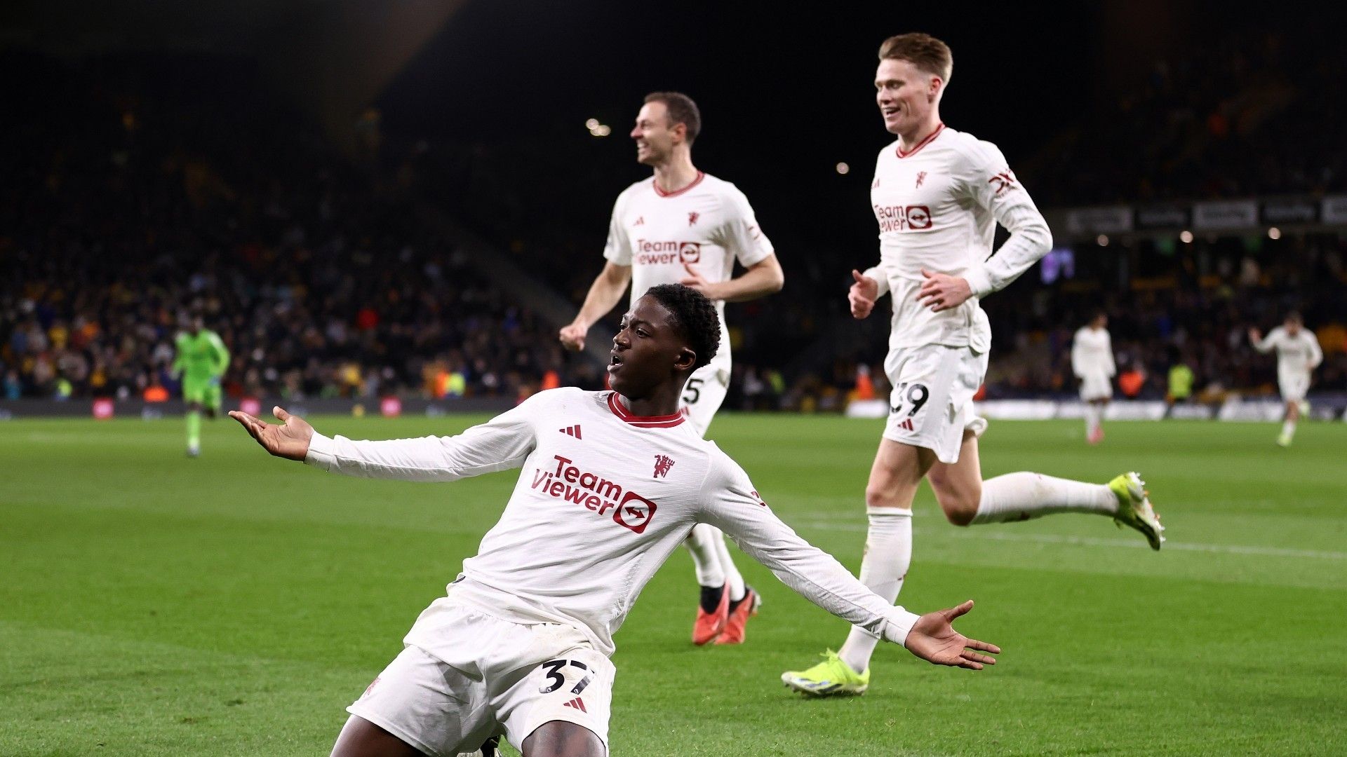 Kobbie Mainoo - Wolves vs Manchester United Premier League 01022024