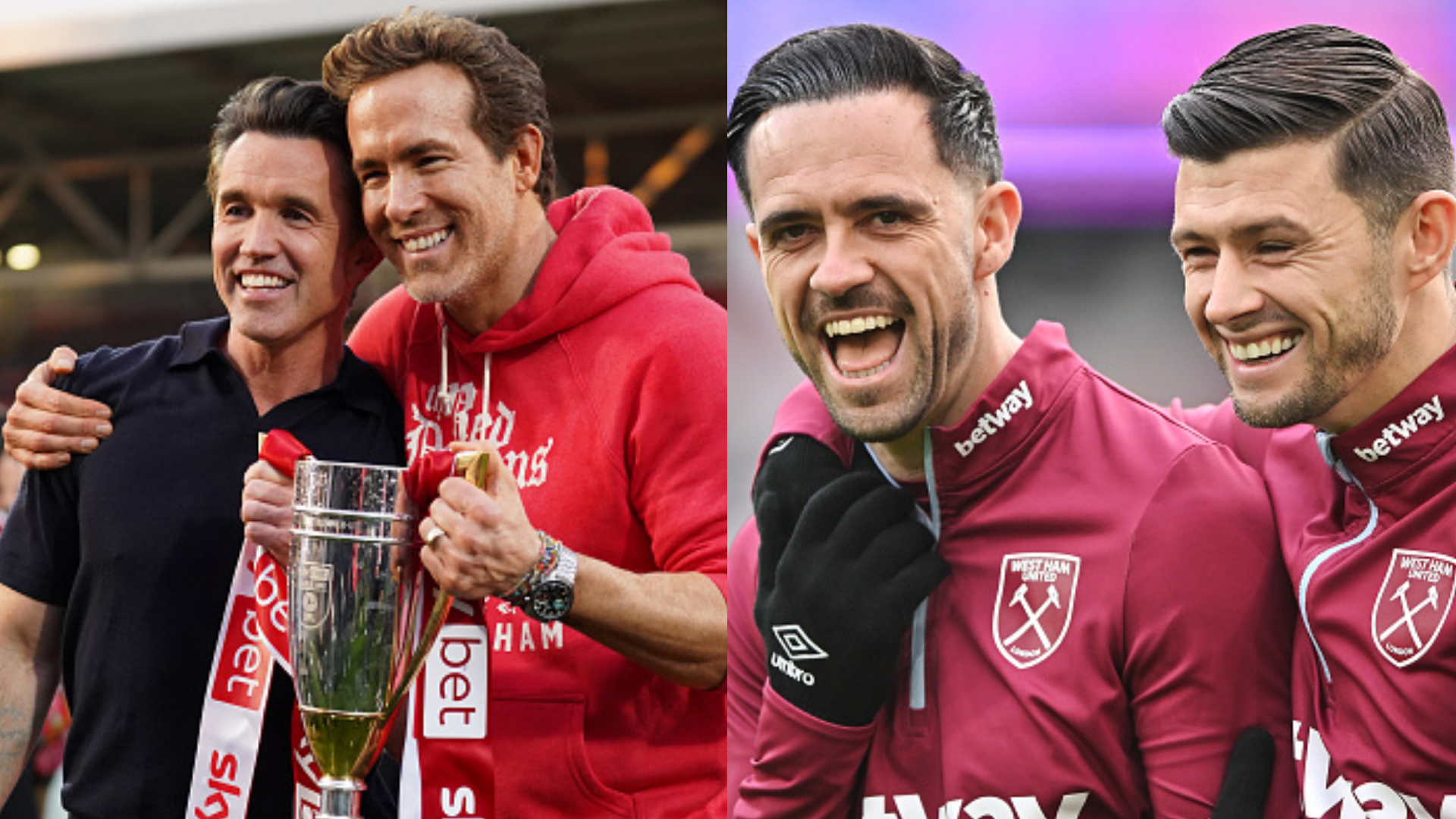Departing West Ham duo targeted by Wrexham as Ryan Reynolds and Rob McElhenney aim for experience to lead Championship campaign | Goal.com UK