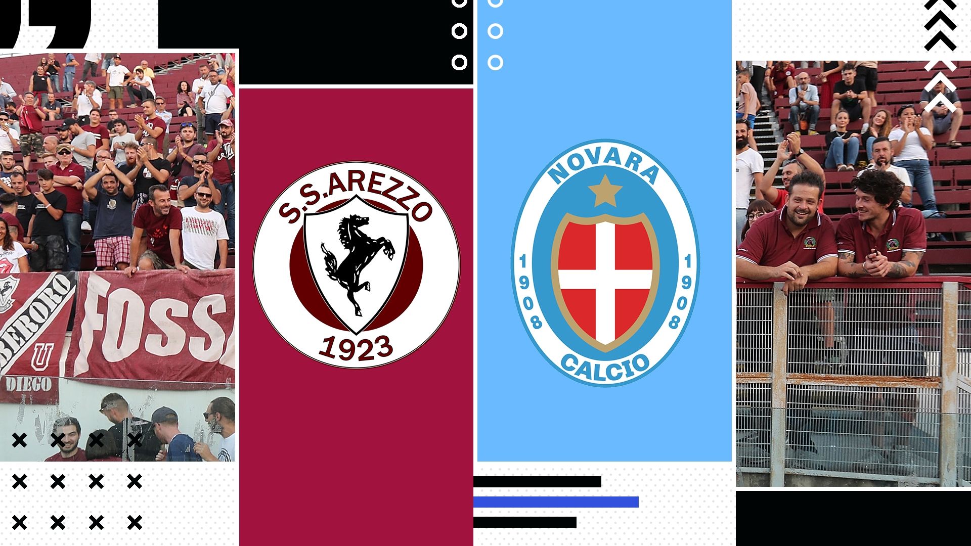 Arezzo-Novara tv streaming
