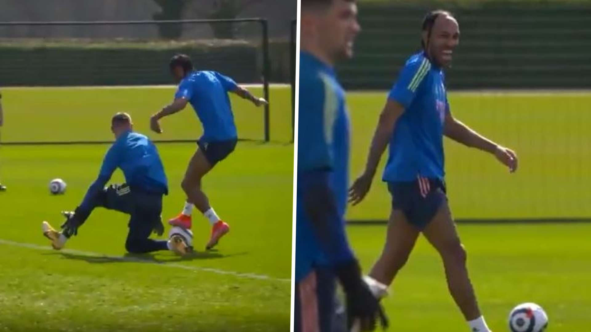 Aubameyang Arsenal Training