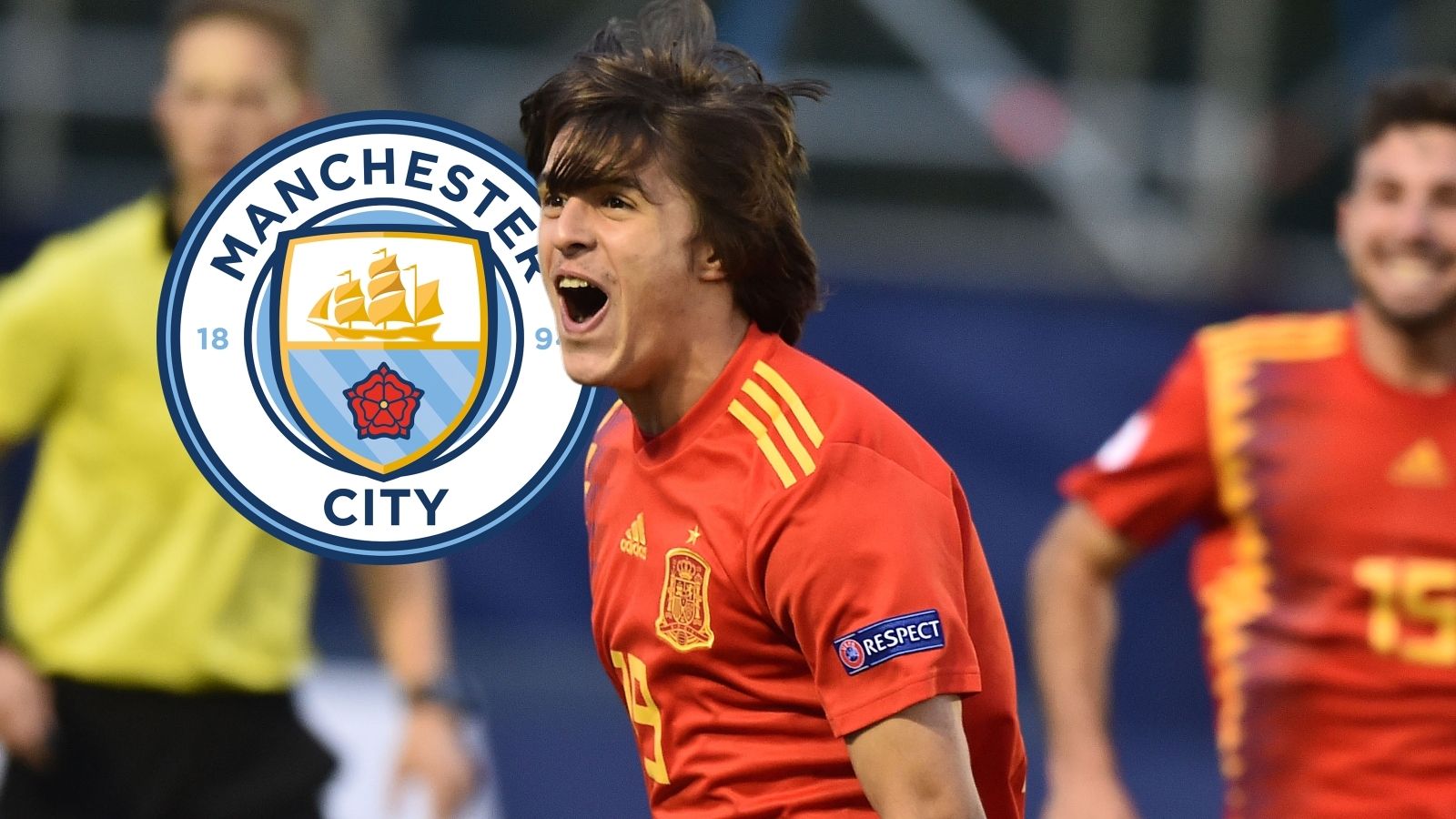 Pablo Moreno Manchester City Spain GFX