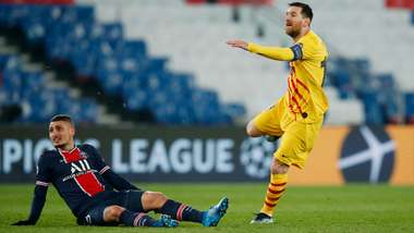lionel messi barcelona psg champions league