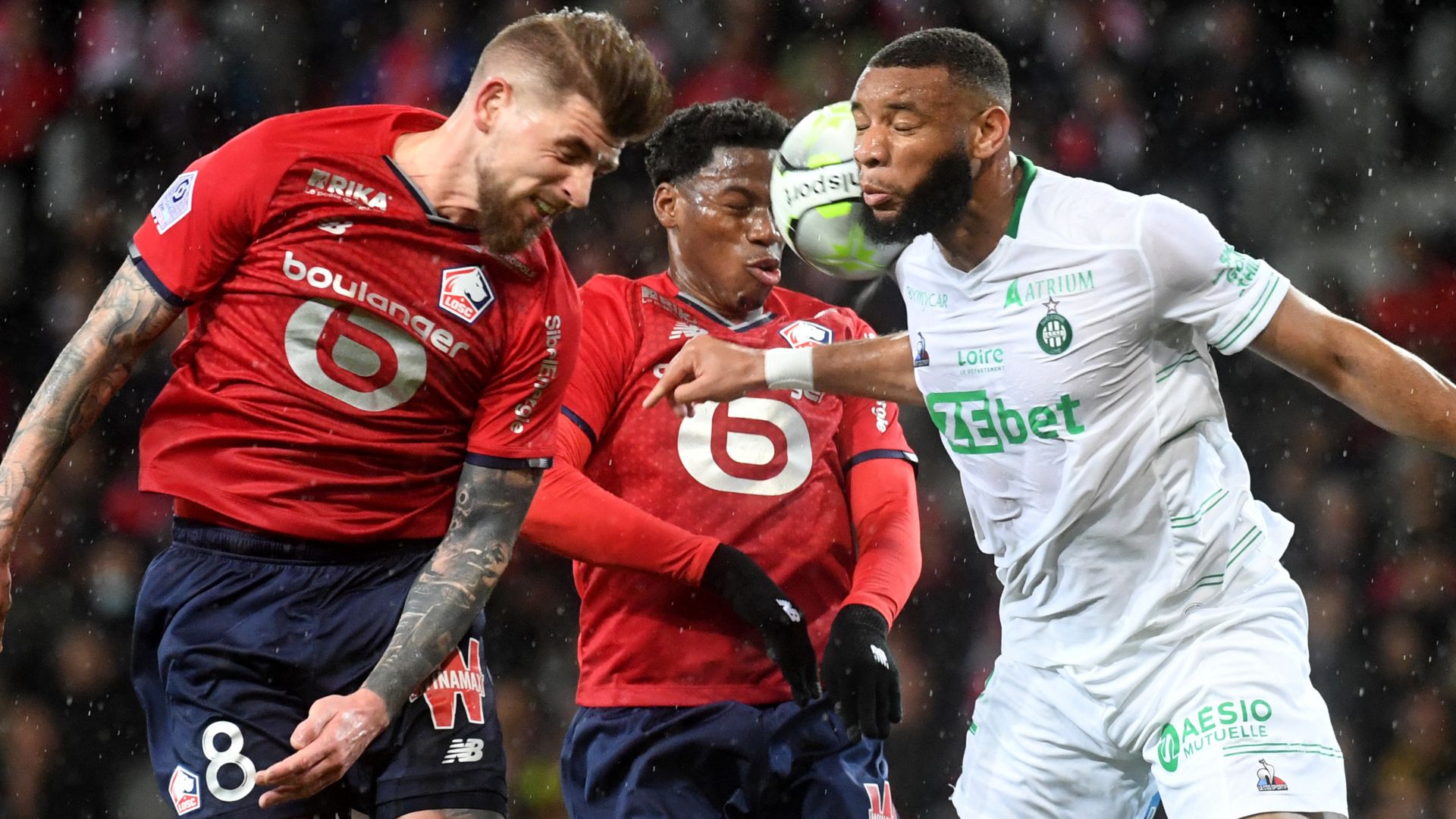 Jonathan David Lille Saint-Etienne Ligue 1 11032022