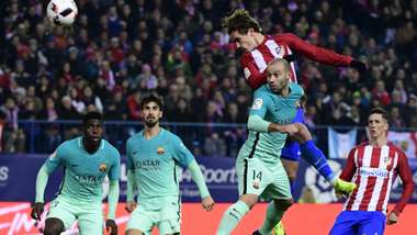 Antoine Griezmann Javier Mascherano Atletico Madrid Barcelona Copa del Rey