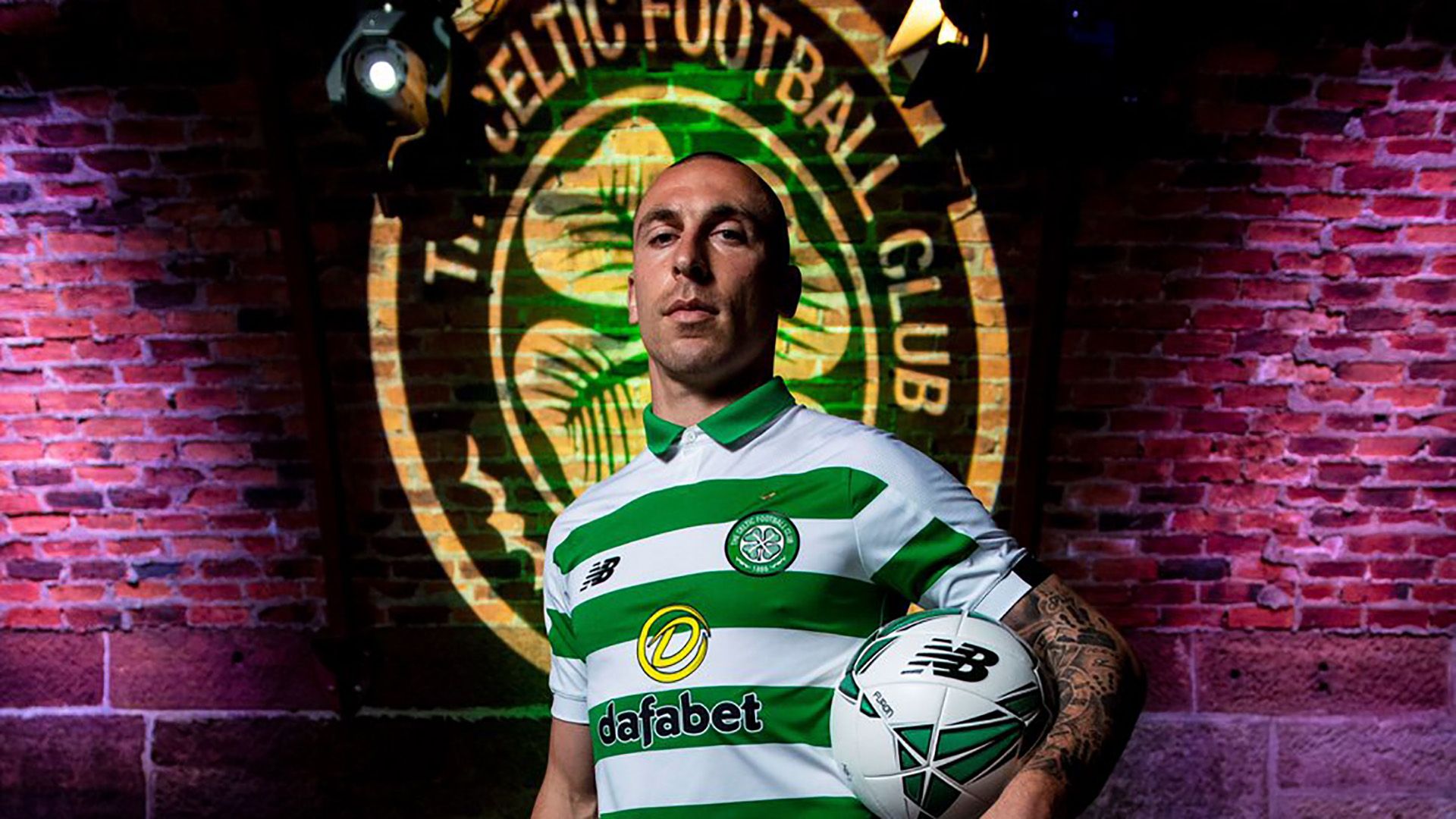 Scott Brown Celtic home kit 2019-20