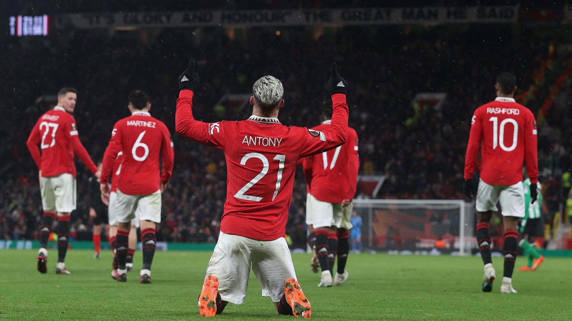 Antony Manchester United vs Real Betis 2022-23