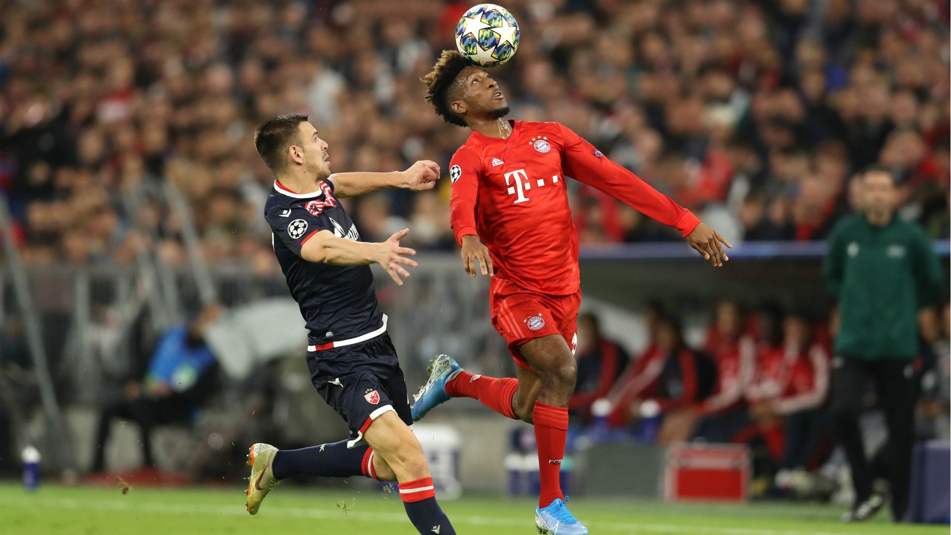 Kingsley Coman Bayern Munchen Crvena Zvezda Champions League 18092019