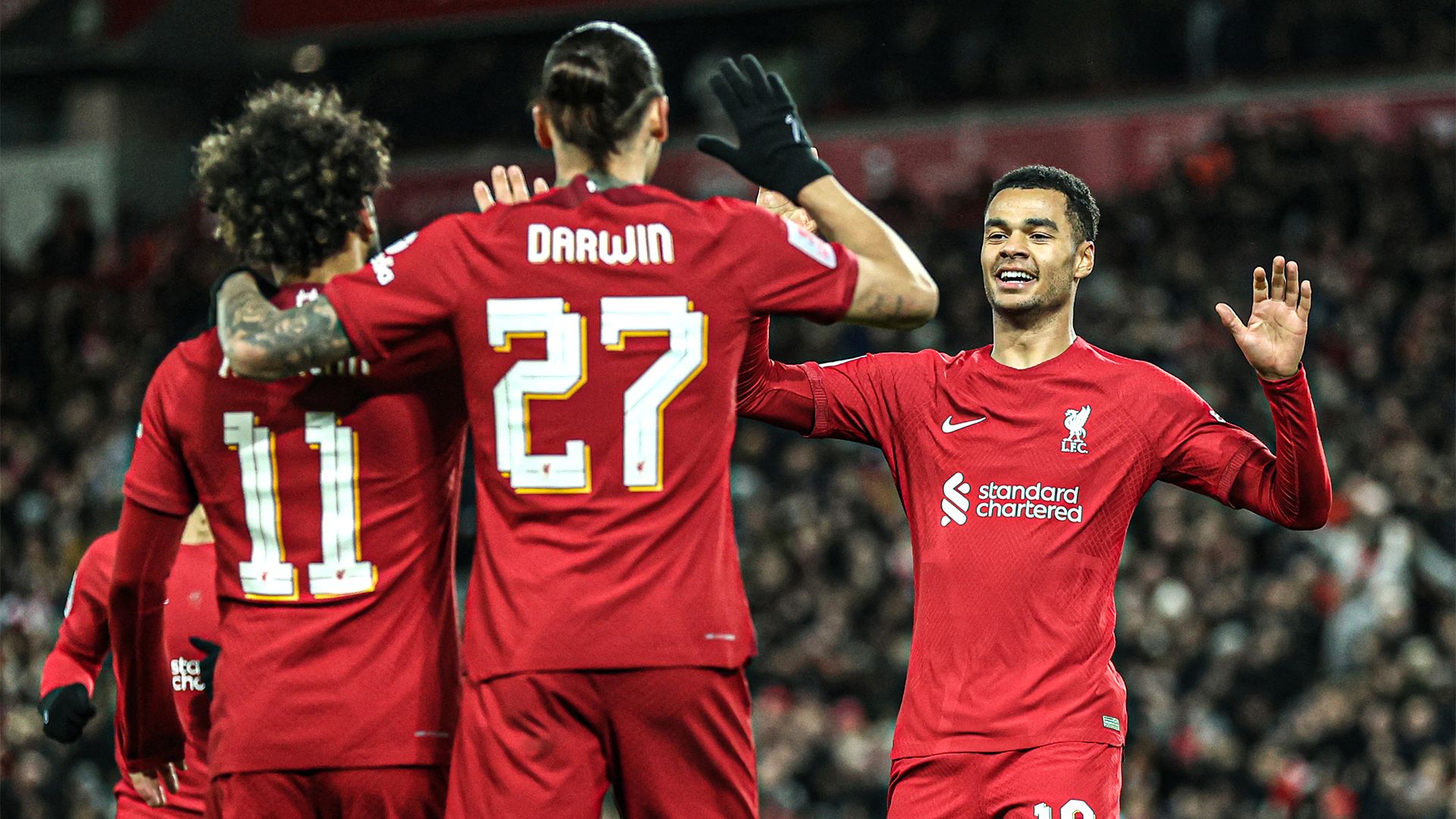 Salah Nunez Gakpo Liverpool Wolves 2022-23