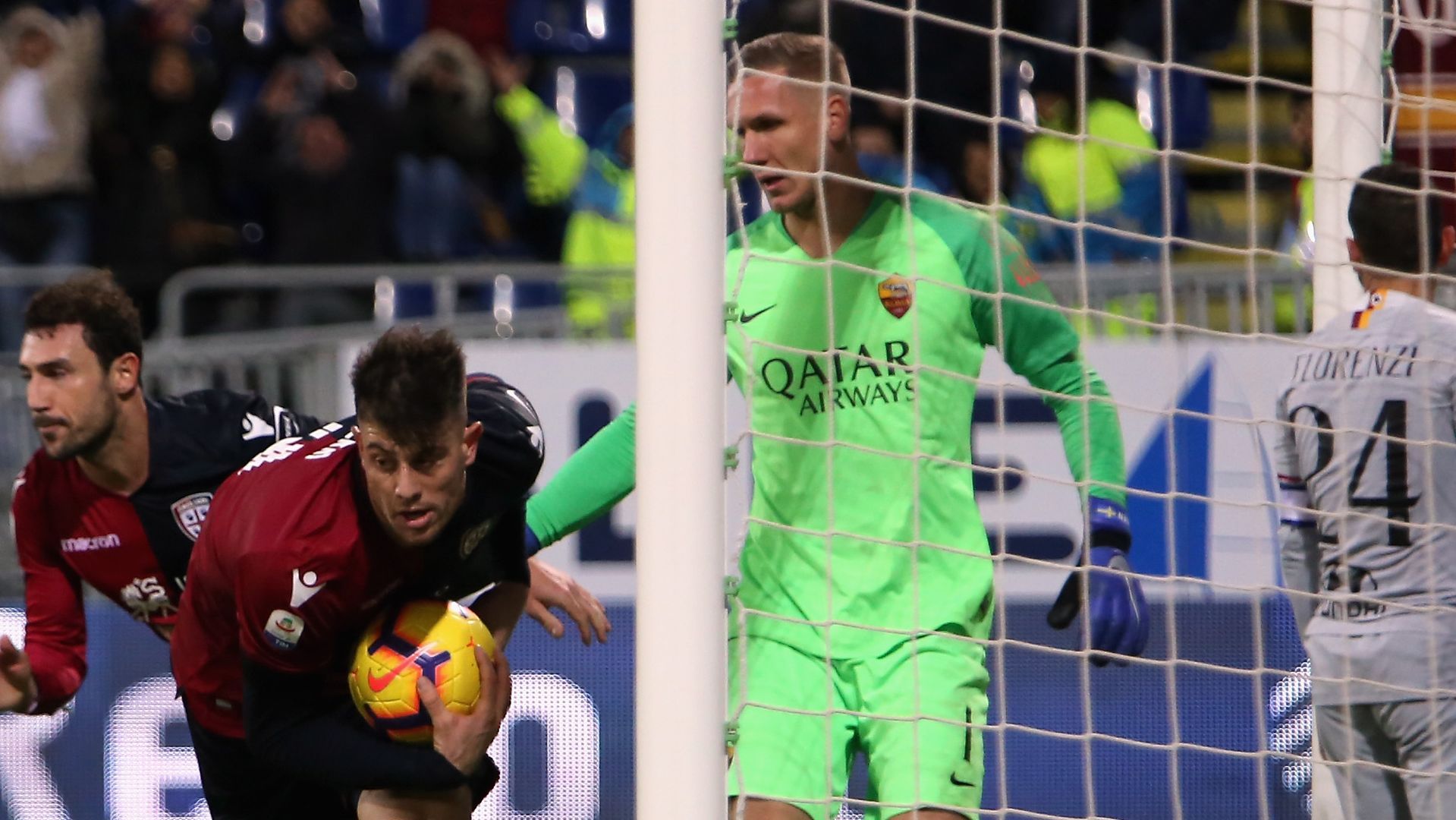 Artur Ionita goal Cagliari Roma