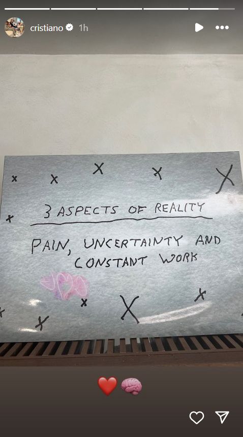 Cristiano Ronaldo's message