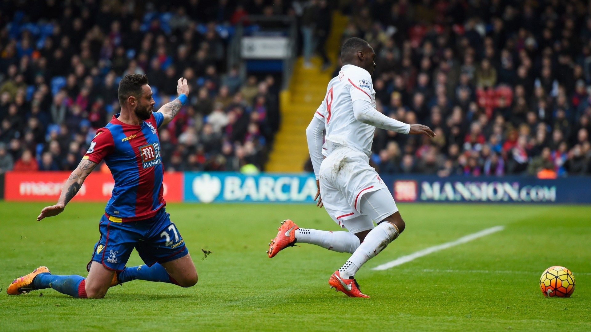 Damien Delaney Christian Benteke Crystal Palace Liverpool EPL 03062016