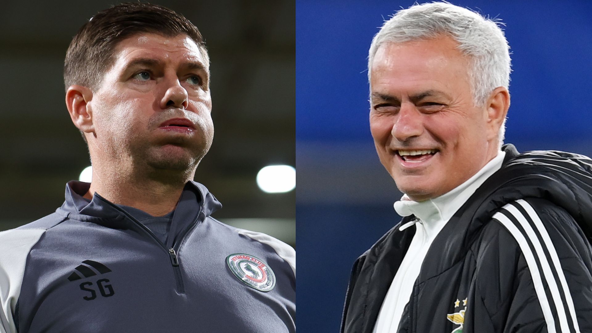 Steven Gerrard Jose Mourinho