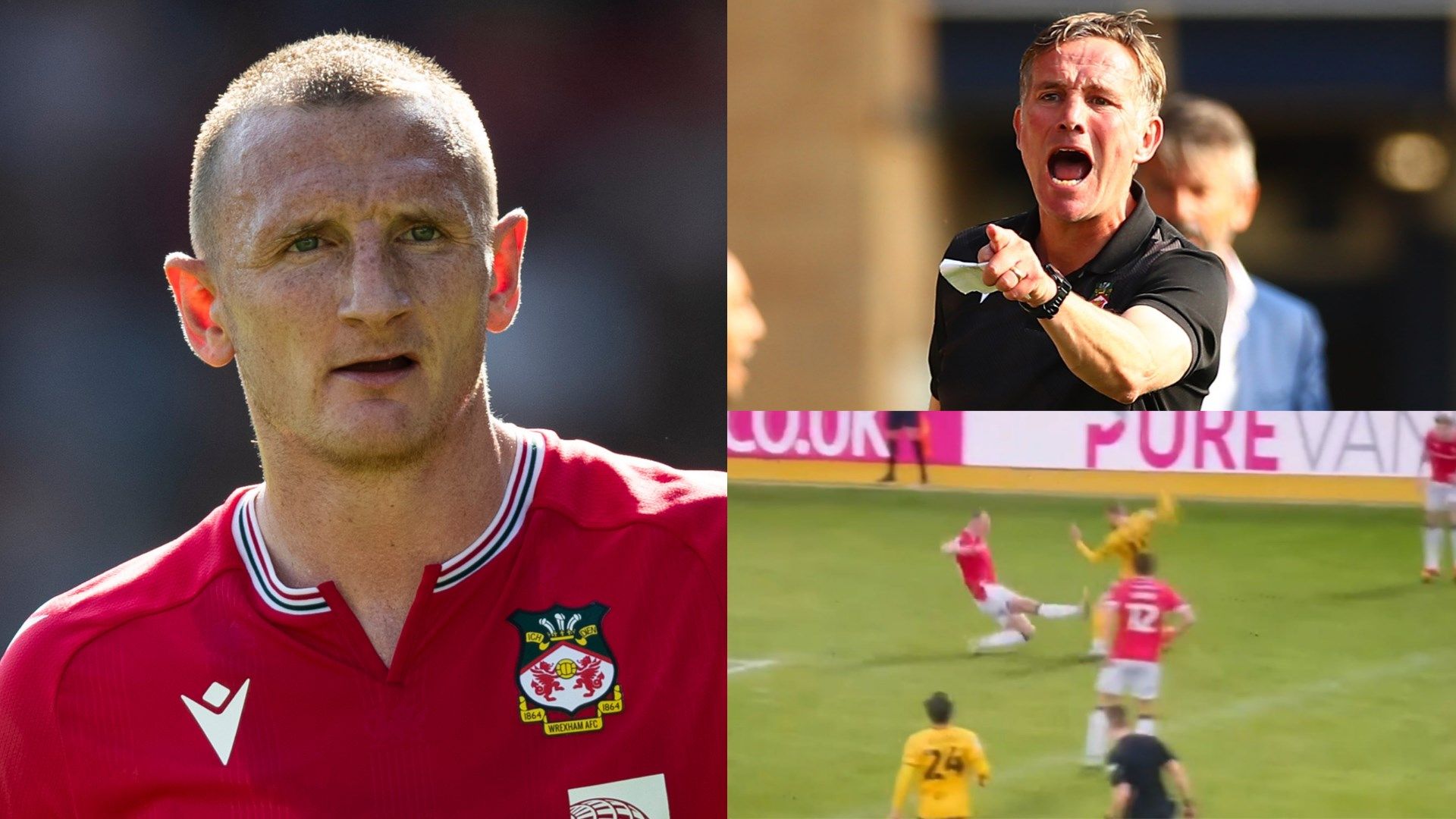 Will Boyle Phil Parkinson Wrexham Newport County