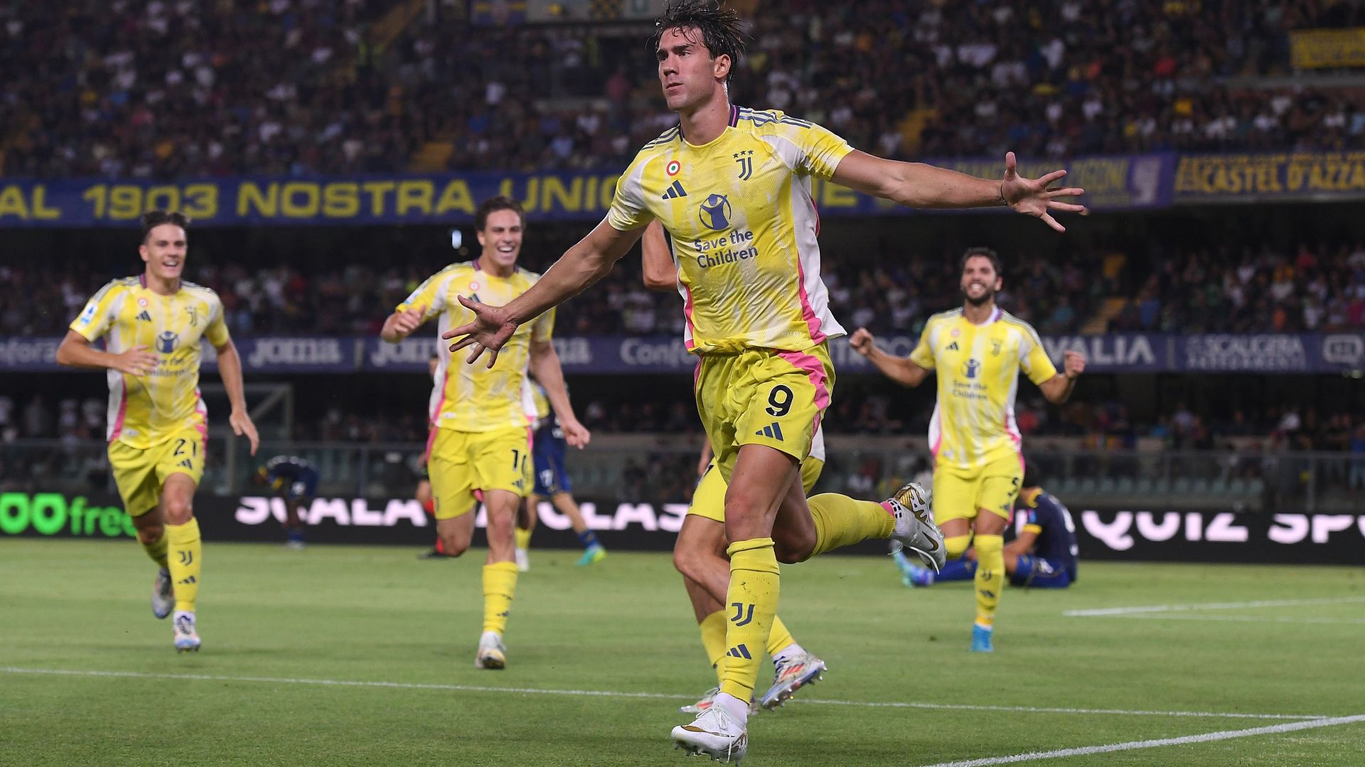 Vlahovic Verona Juventus