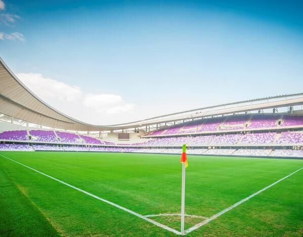 Hazza bin Zayed Stadium in Al Ain UAE