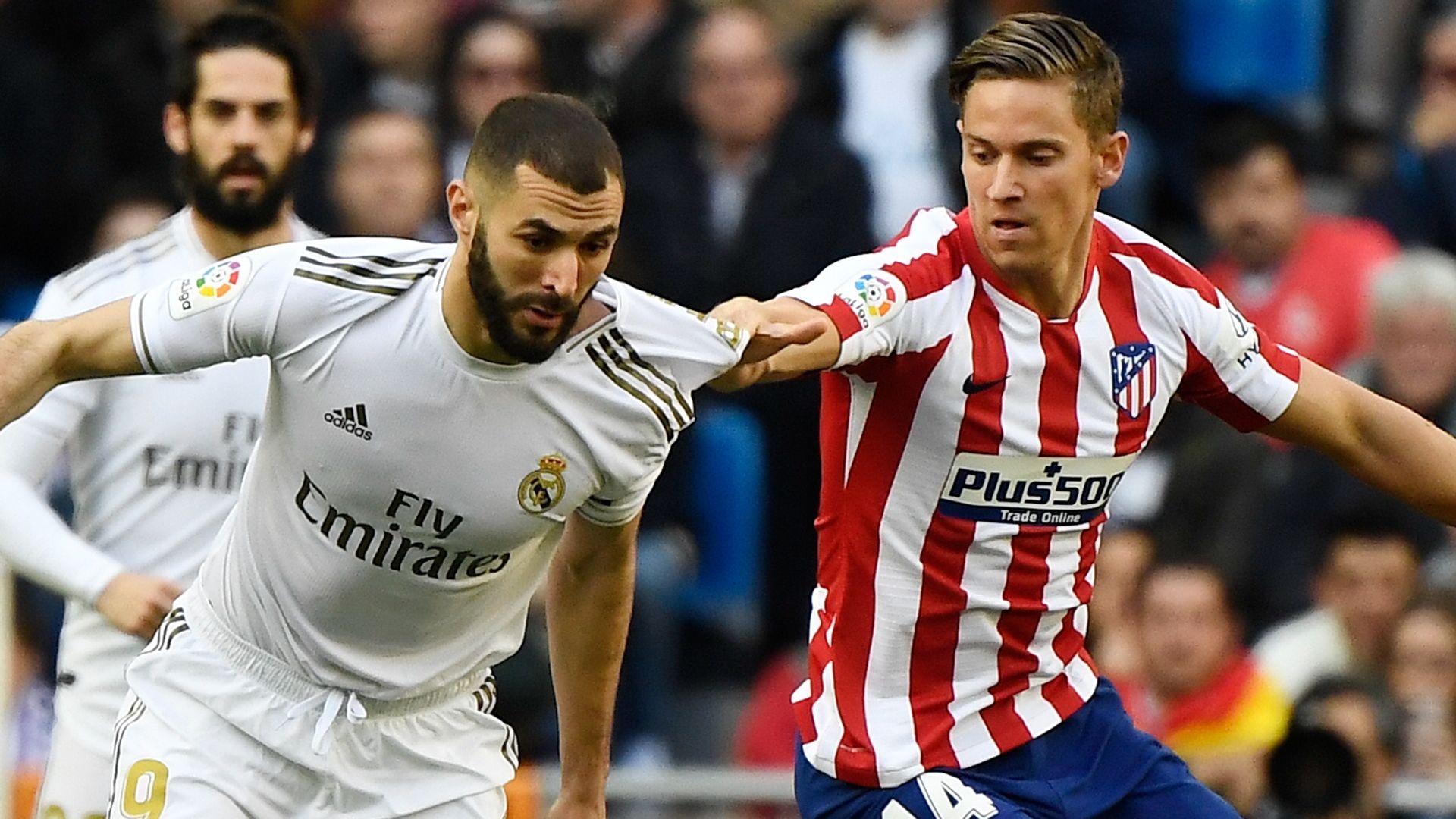 Karim Benzema, Marcos Llorente, Real Madrid vs Atletico Madrid
