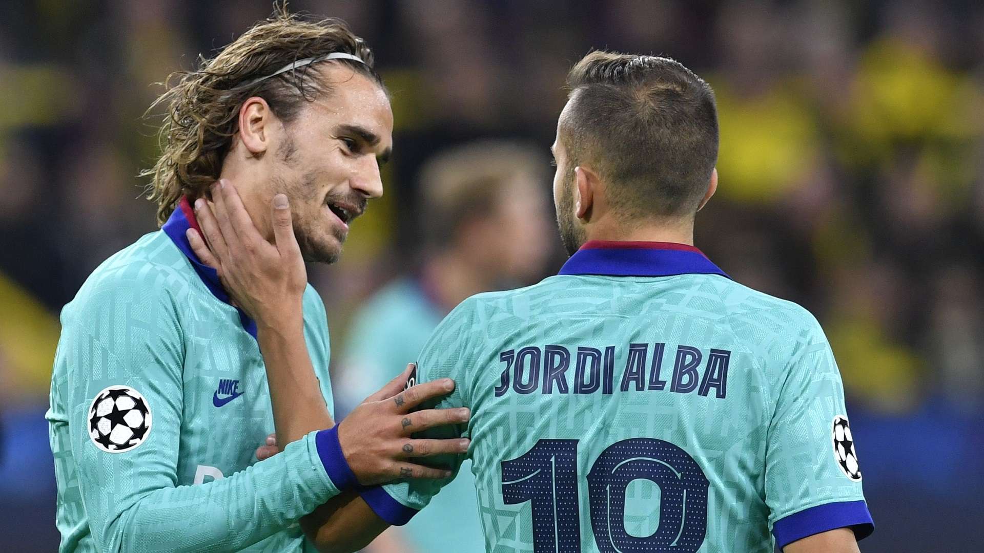 Jordi Alba Barcelona Dortmund champions league 17092019