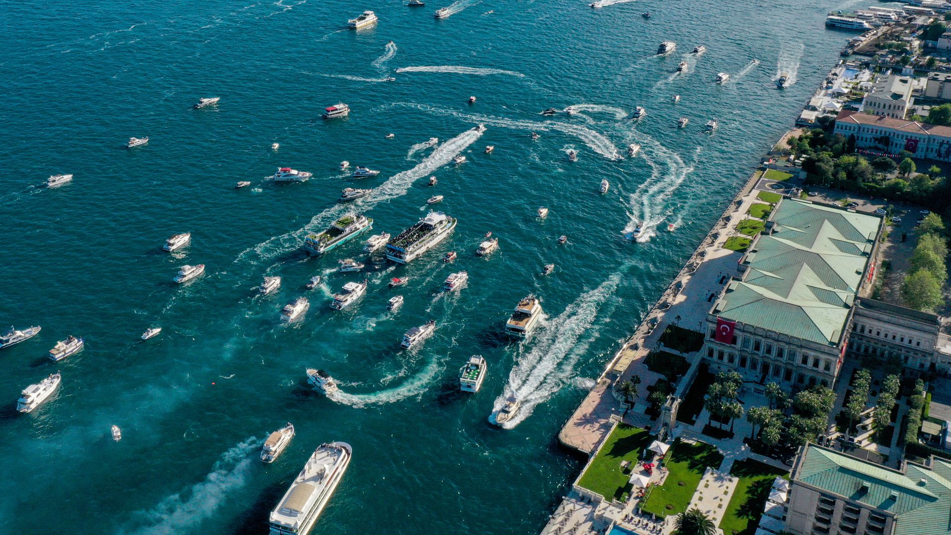 Besiktas championship celebration 2021