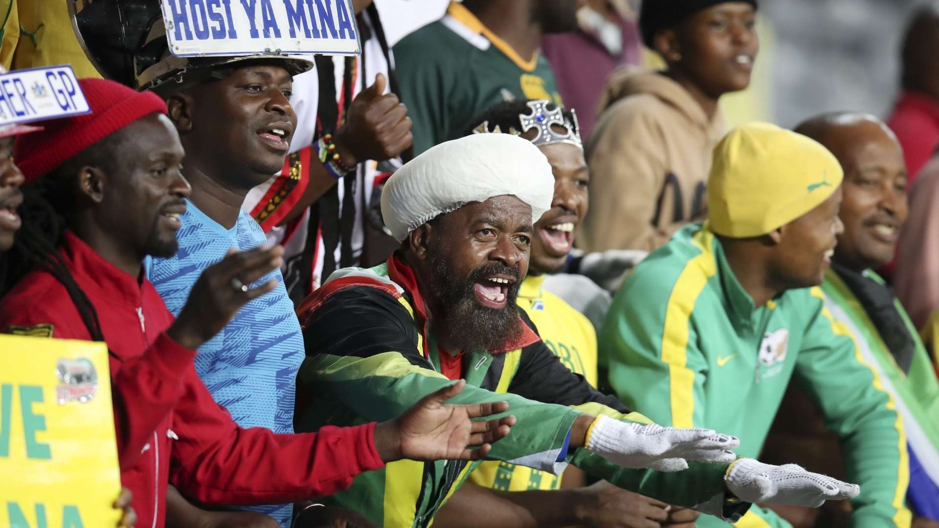 South Africa Bafana Bafana fans