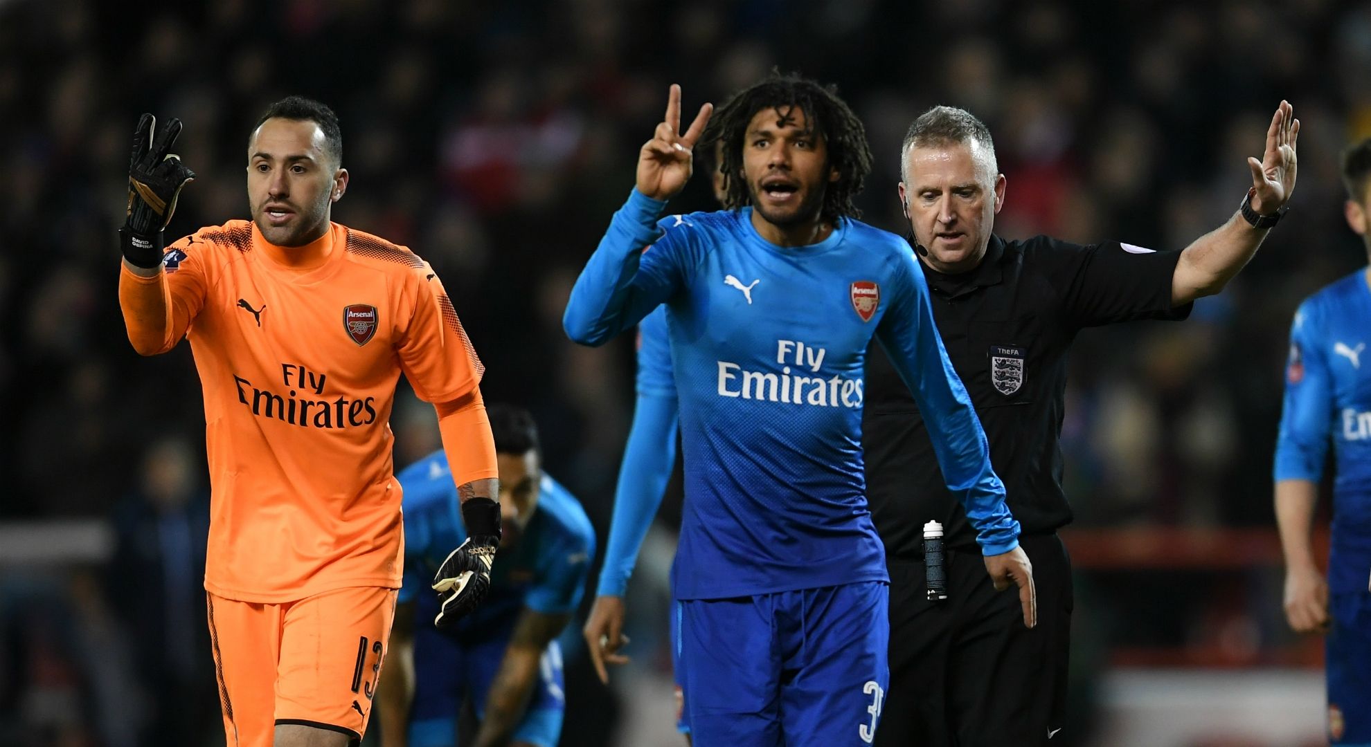 David Ospina Mohamed Elneny Arsenal Nottingham Forest