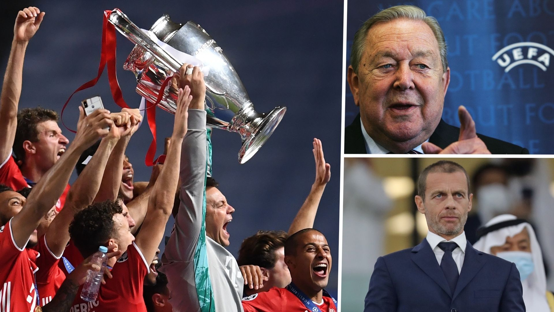 Bayern Munich Champions League Lenart Johansson Aleksander Ceferin UEFA GFX