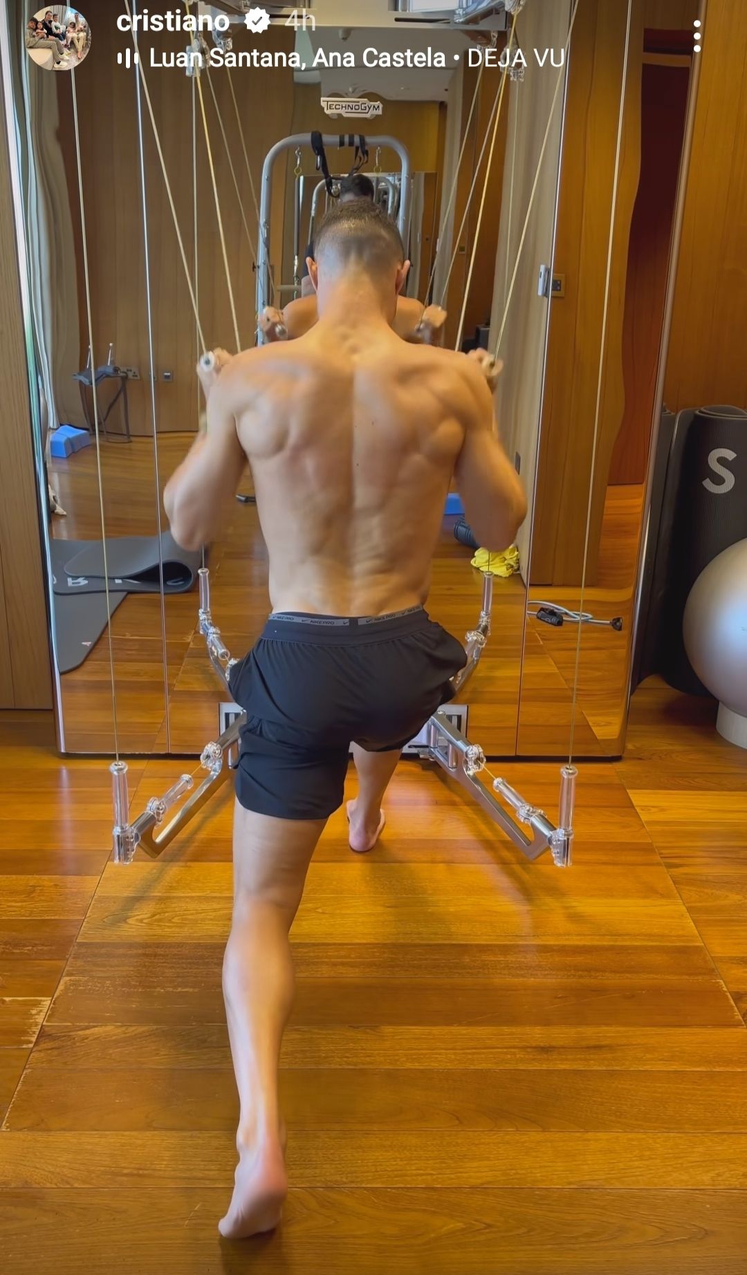 Cristiano Ronaldo gym