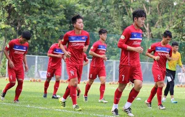 U22 Việt Nam tập luyện chiều 19/8