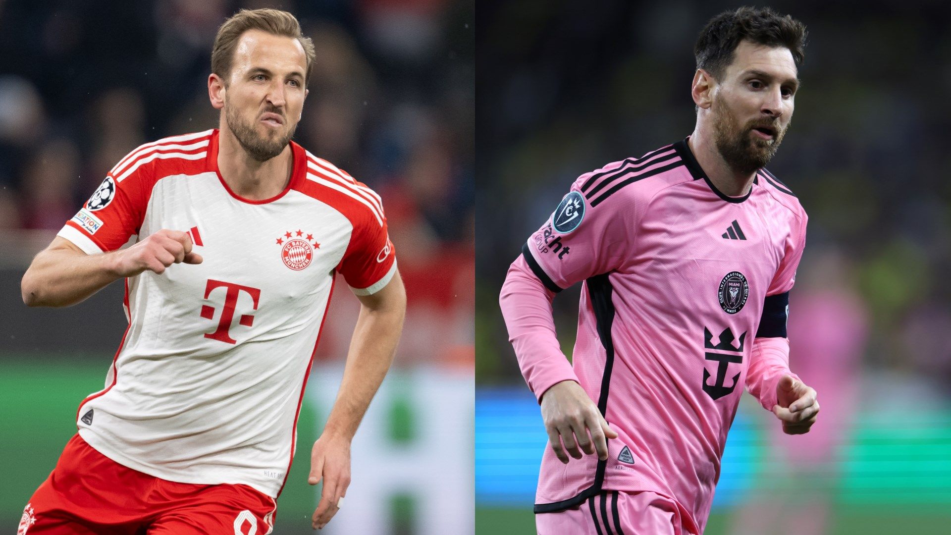 Harry Kane and Lionel Messi