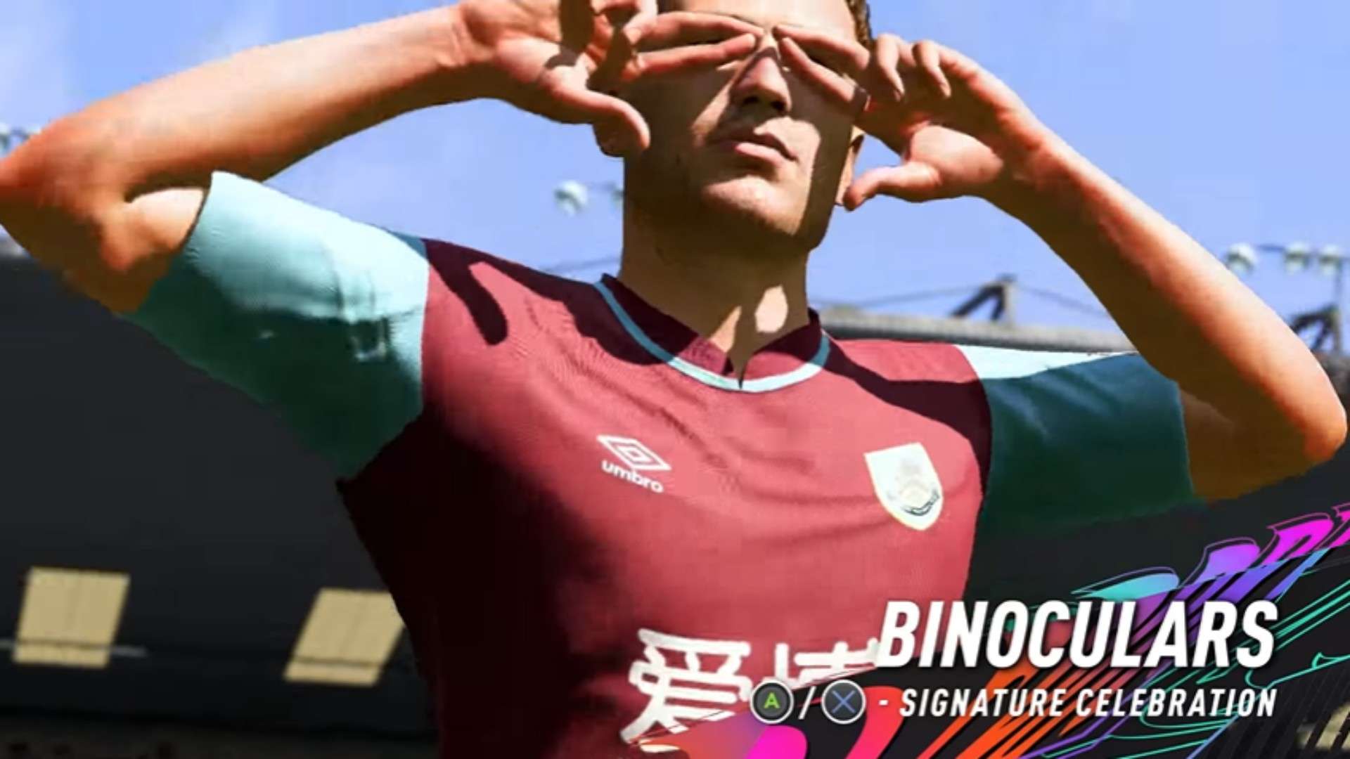 Binoculares nuevo festejo FIFA 21