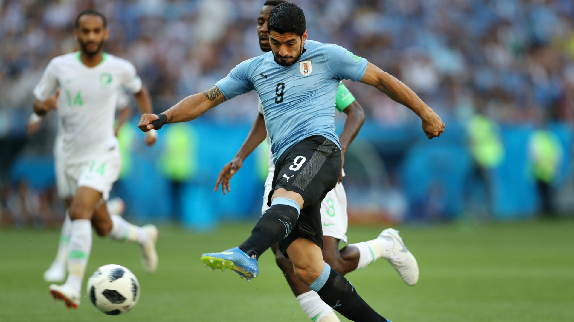 Luis Suarez Uruguay Arabia Saudita World Cup 20062018