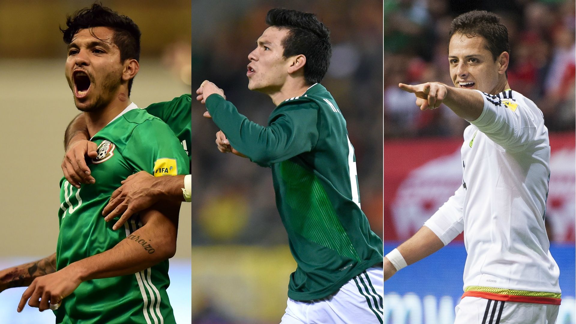 Tecatito - Lozano - Chicharito