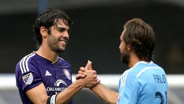 Kaka Andrea Pirlo Orlando City NYCFC 07262015