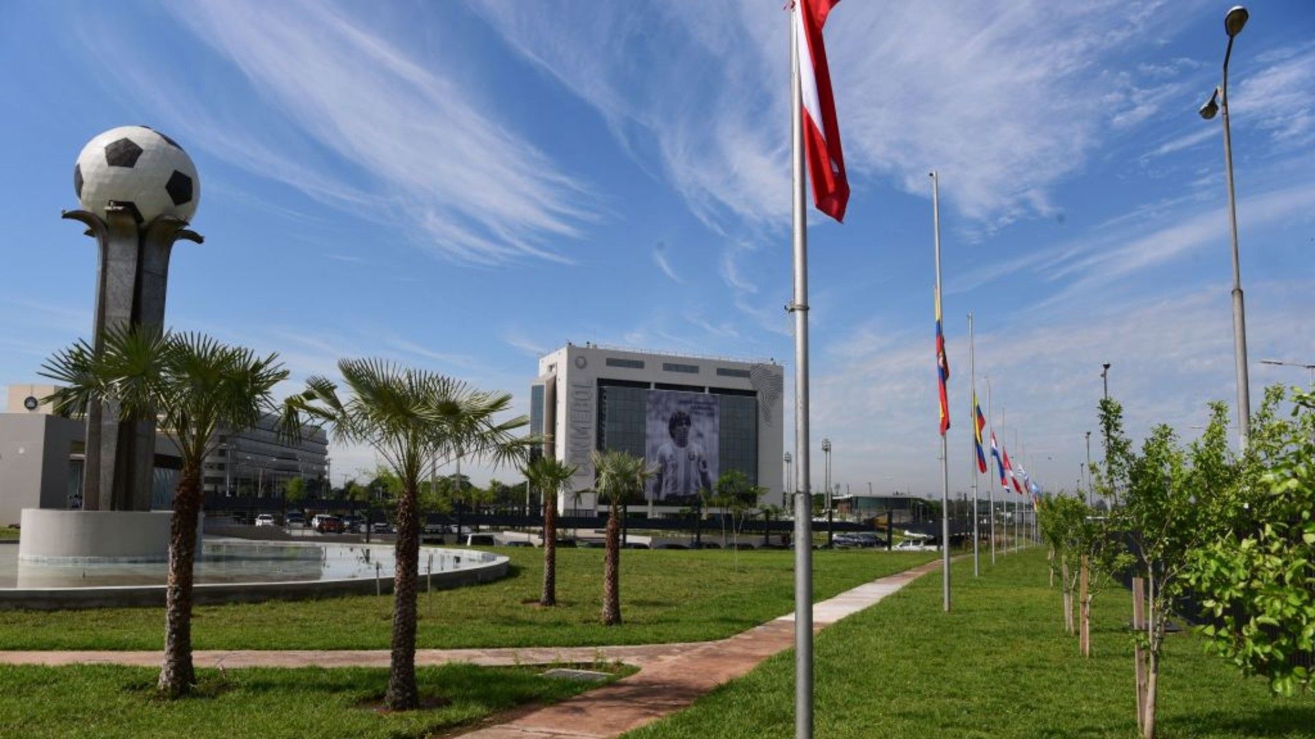 sede de la conmebol en Luque Paraguay