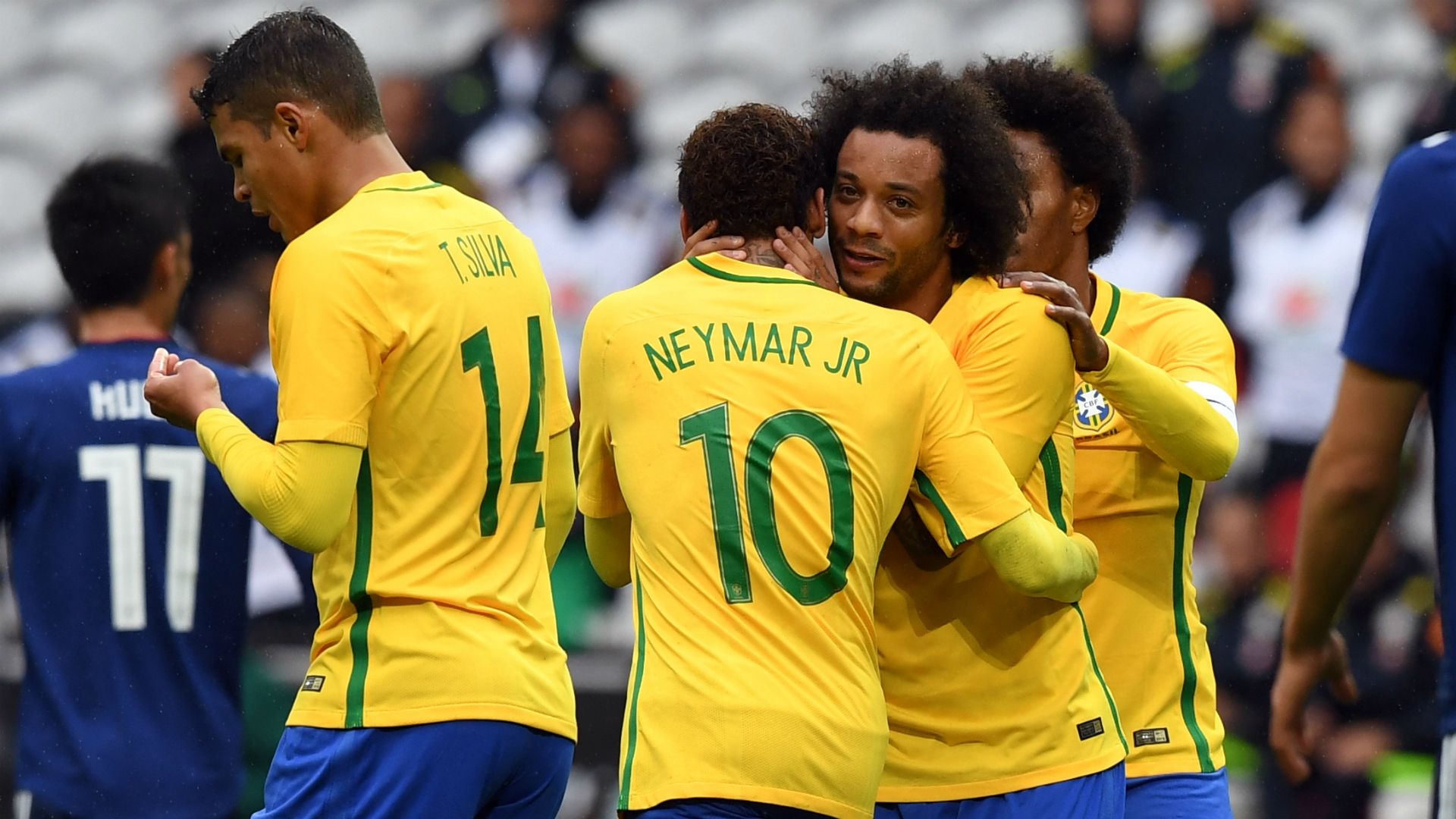 Neymar Marcelo I Brasil Japão I 10 11 18