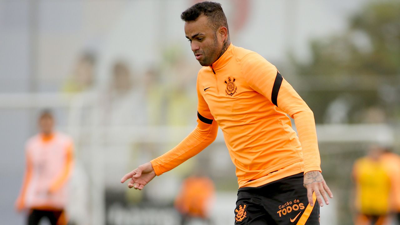 Luan em treino do Corinthians, 02062022