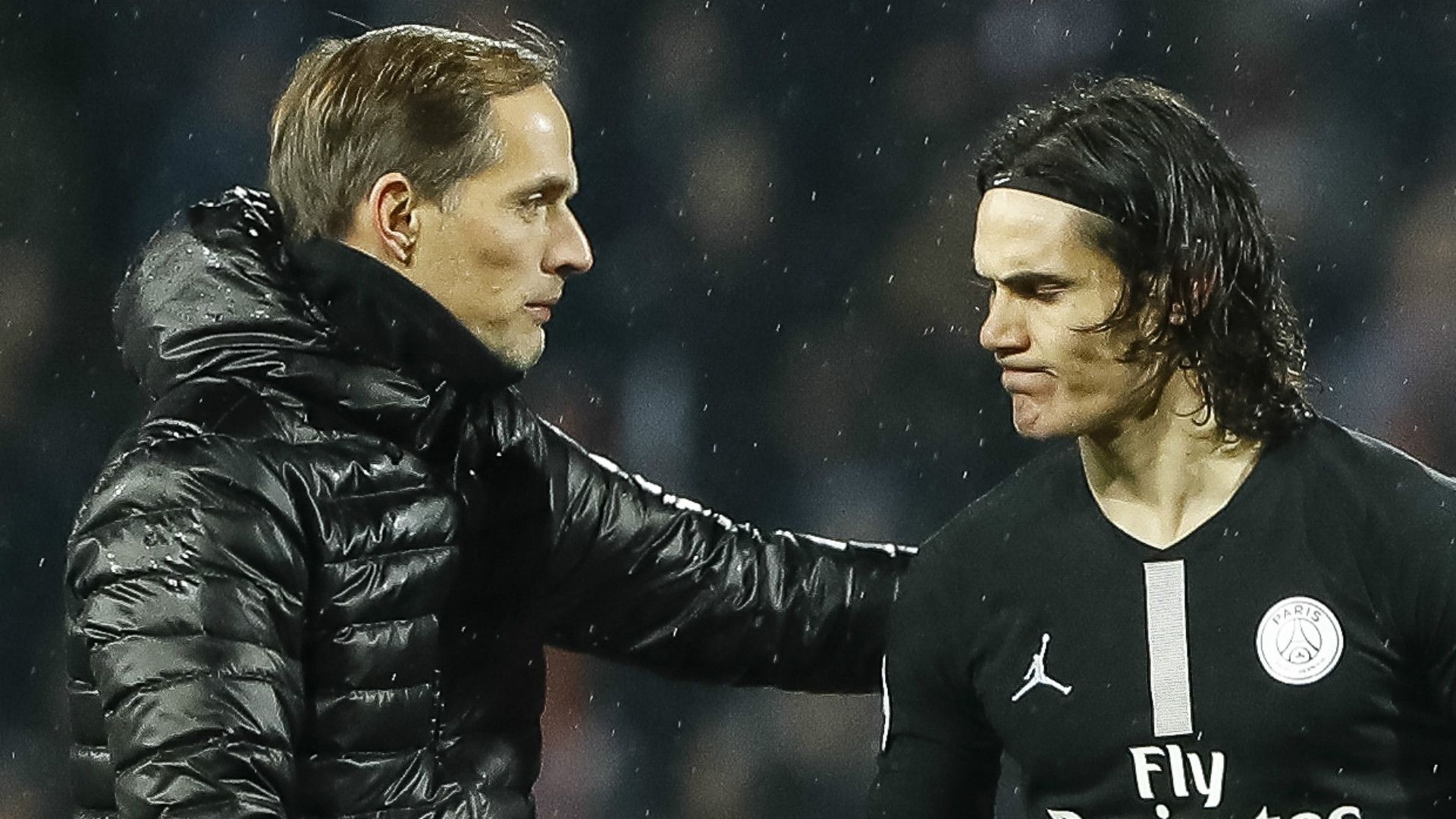 THOMAS TUCHEL EDINSON CAVANI PSG