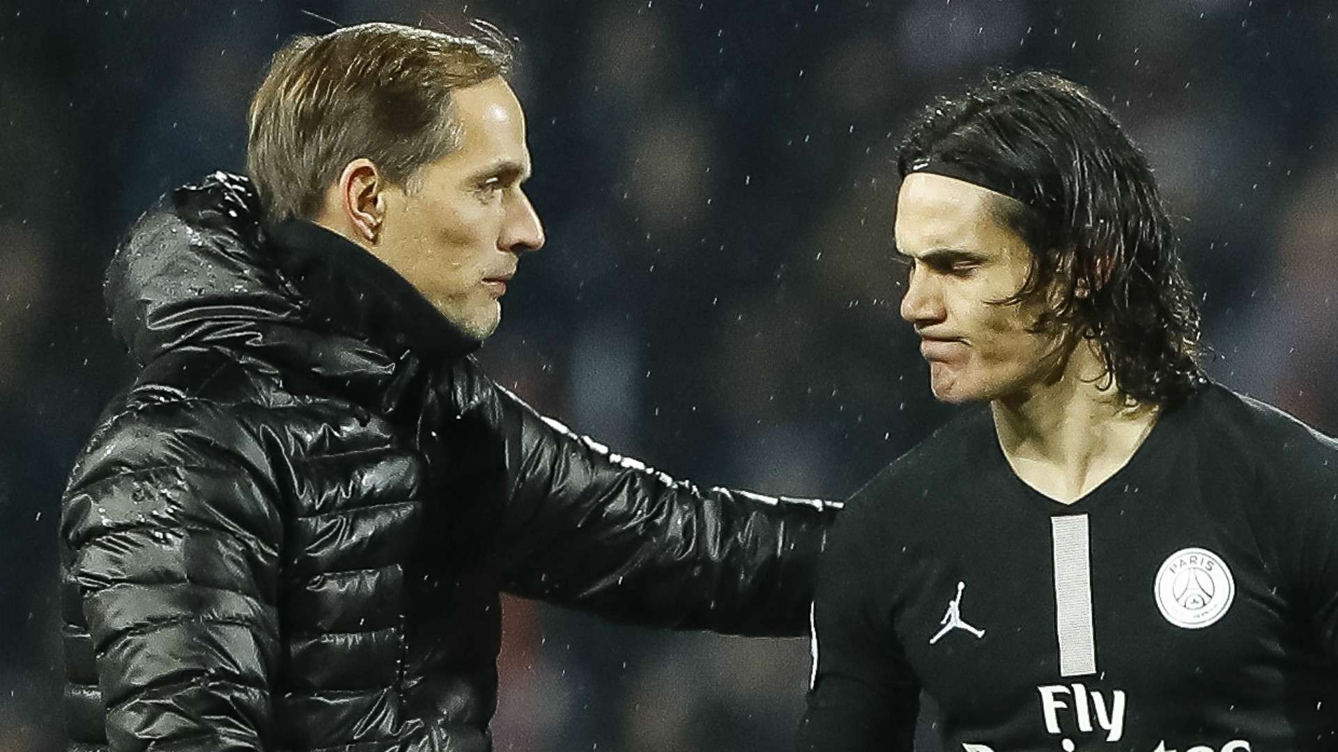 THOMAS TUCHEL EDINSON CAVANI PSG