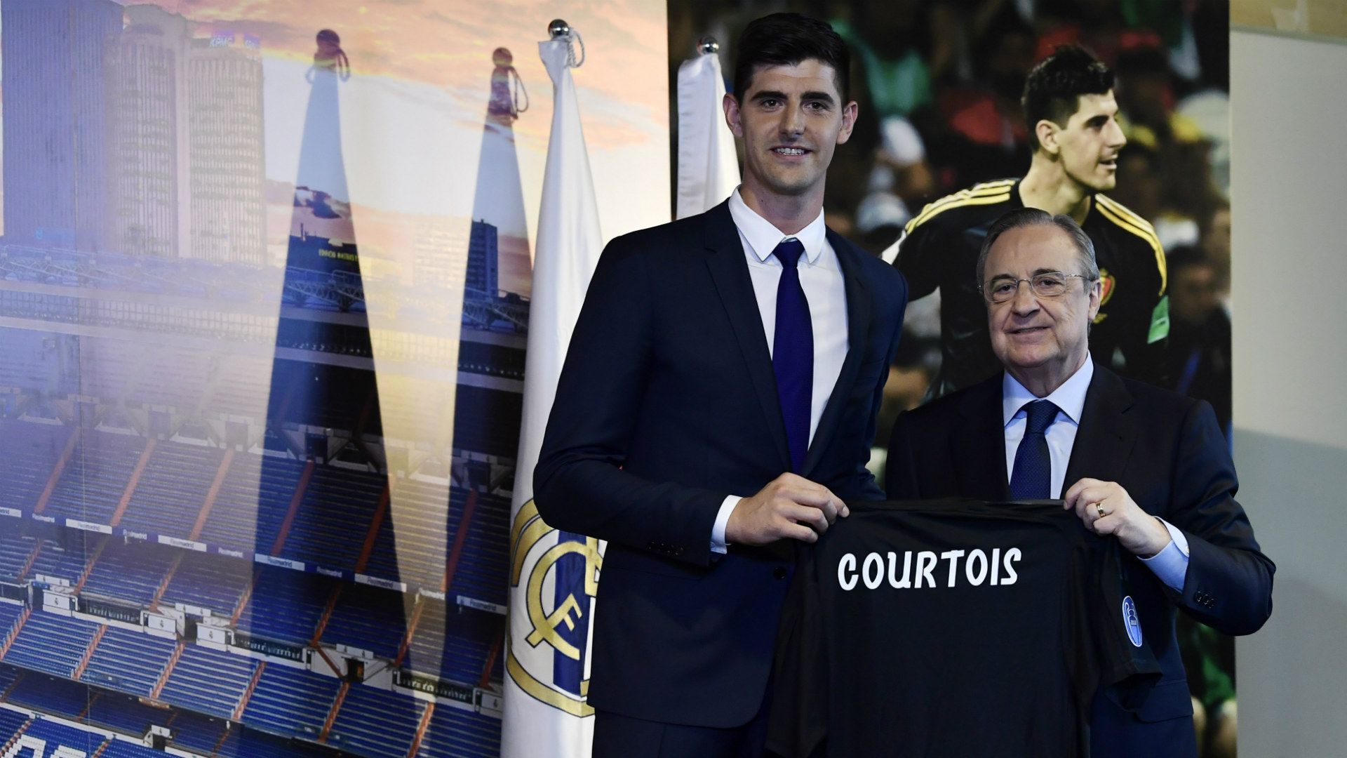 Thibaut Courtois Real Madrid Unveiling