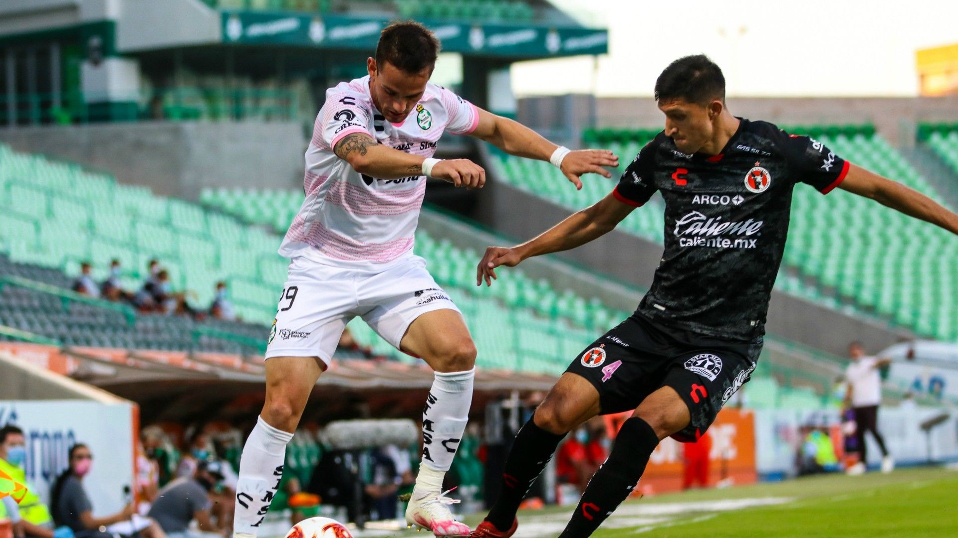 Santos Xolos Octavio Rivero Jordan Silva