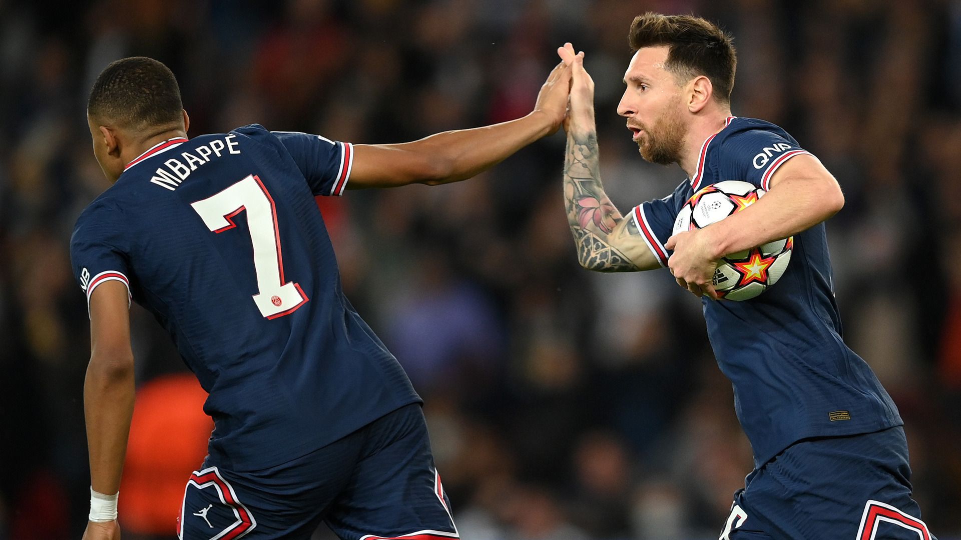 Kylian Mbappe & Lionel Messi