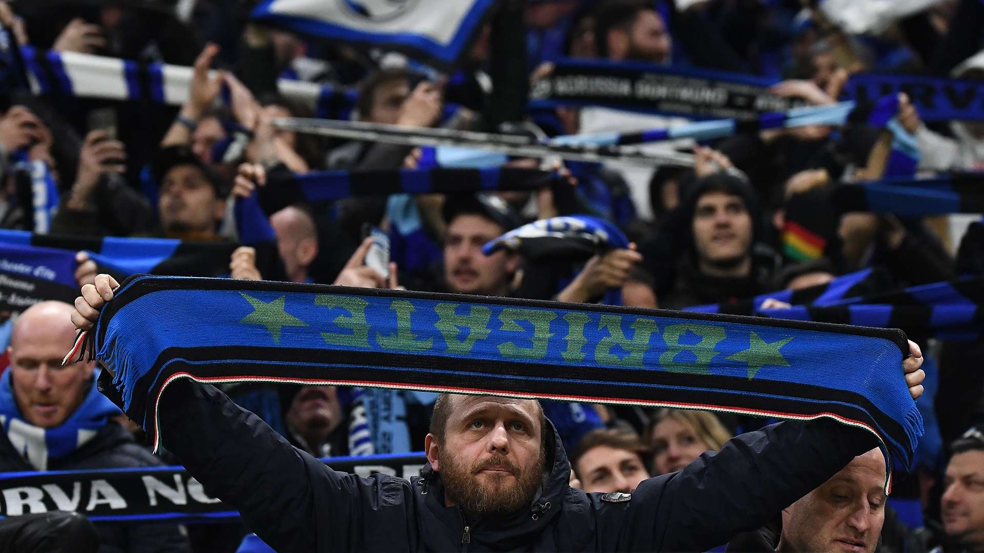 Atalanta fans San Siro