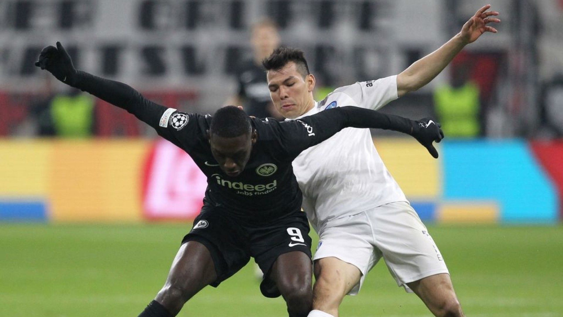 Kolo Muani Chucky Lozano Eintracht Frankfurt Napoli Champions League 2023