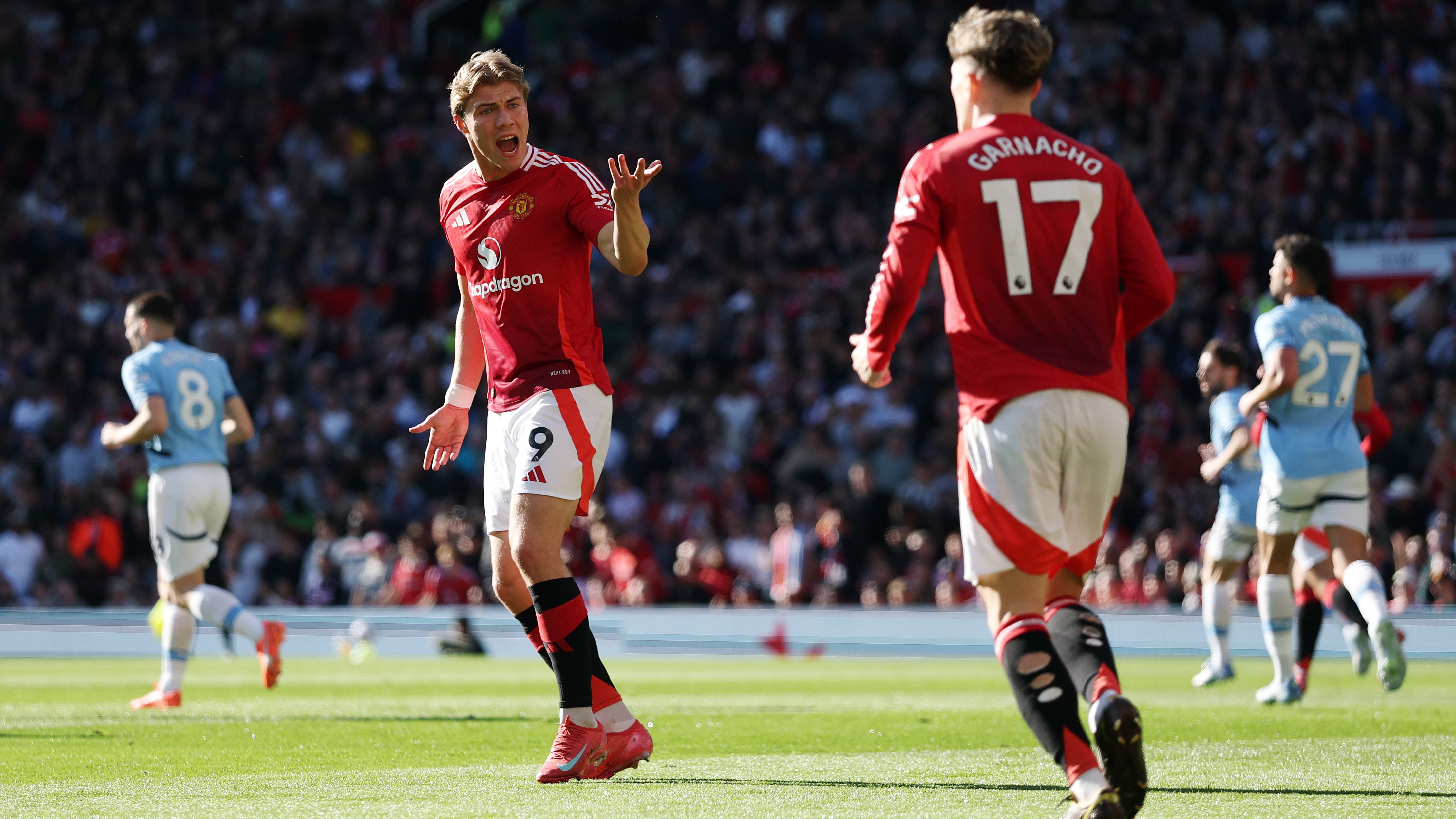 Rasmus Hojlund Alejandro Garnacho