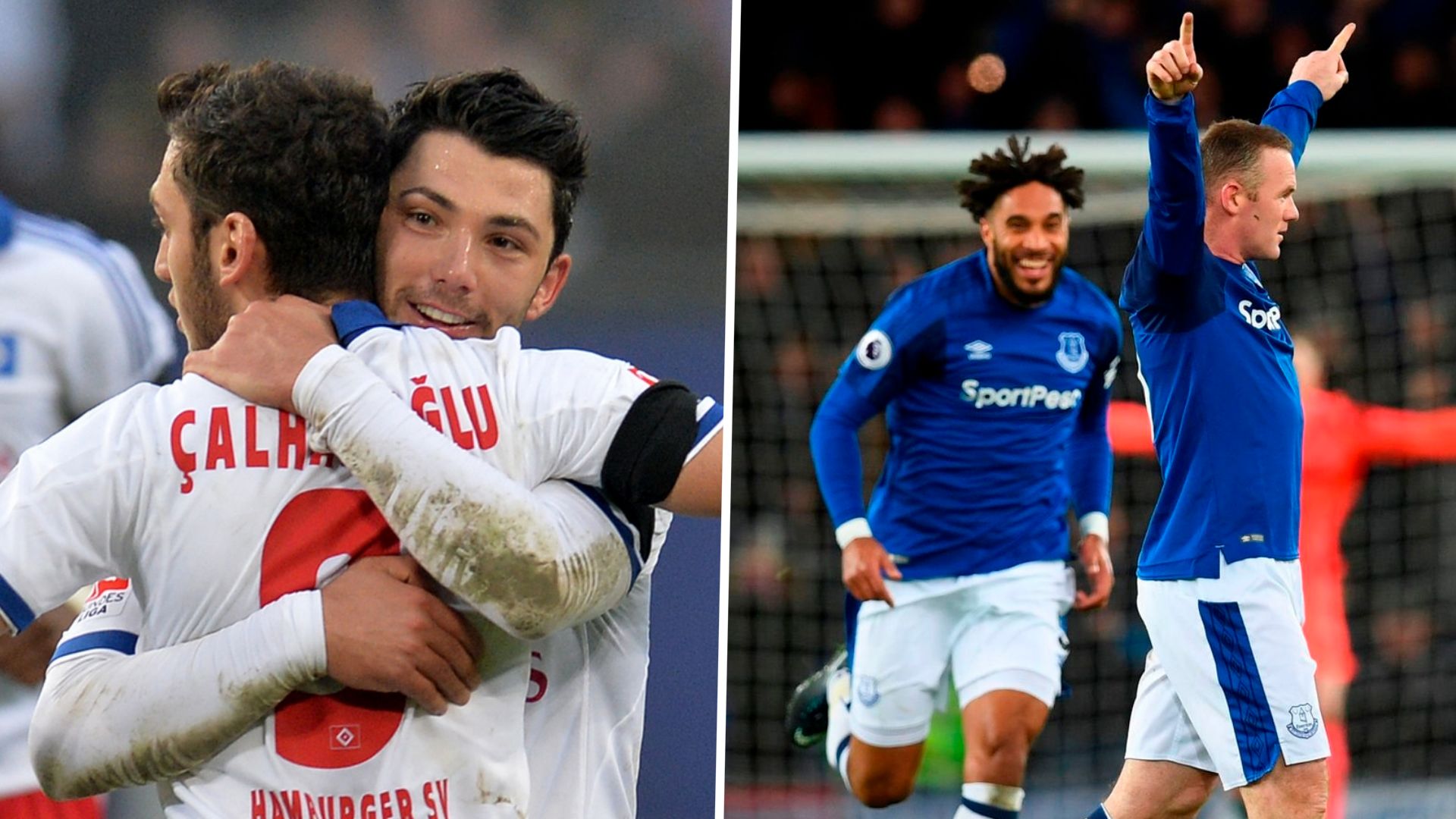 Hakan Calhanoglu & Wayne Rooney