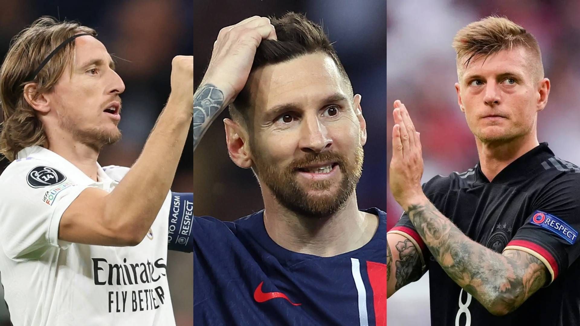 Luka Modrić - Lionel Messi - Toni Kroos