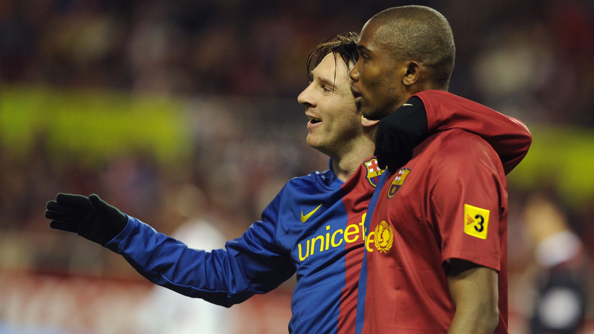 Lionel Messi Samuel Eto'o Barcelona