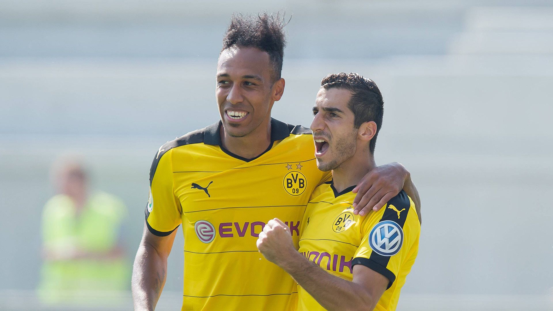 *GERMAN ONLY* Henrikh Mkhitaryan Pierre-Emerick Aubameyang Borussia Dortmund BVB 20150809