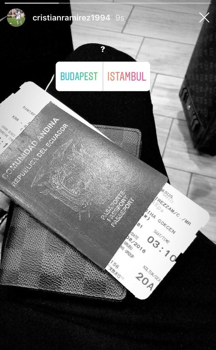 Cristian Ramirez Fenerbahce