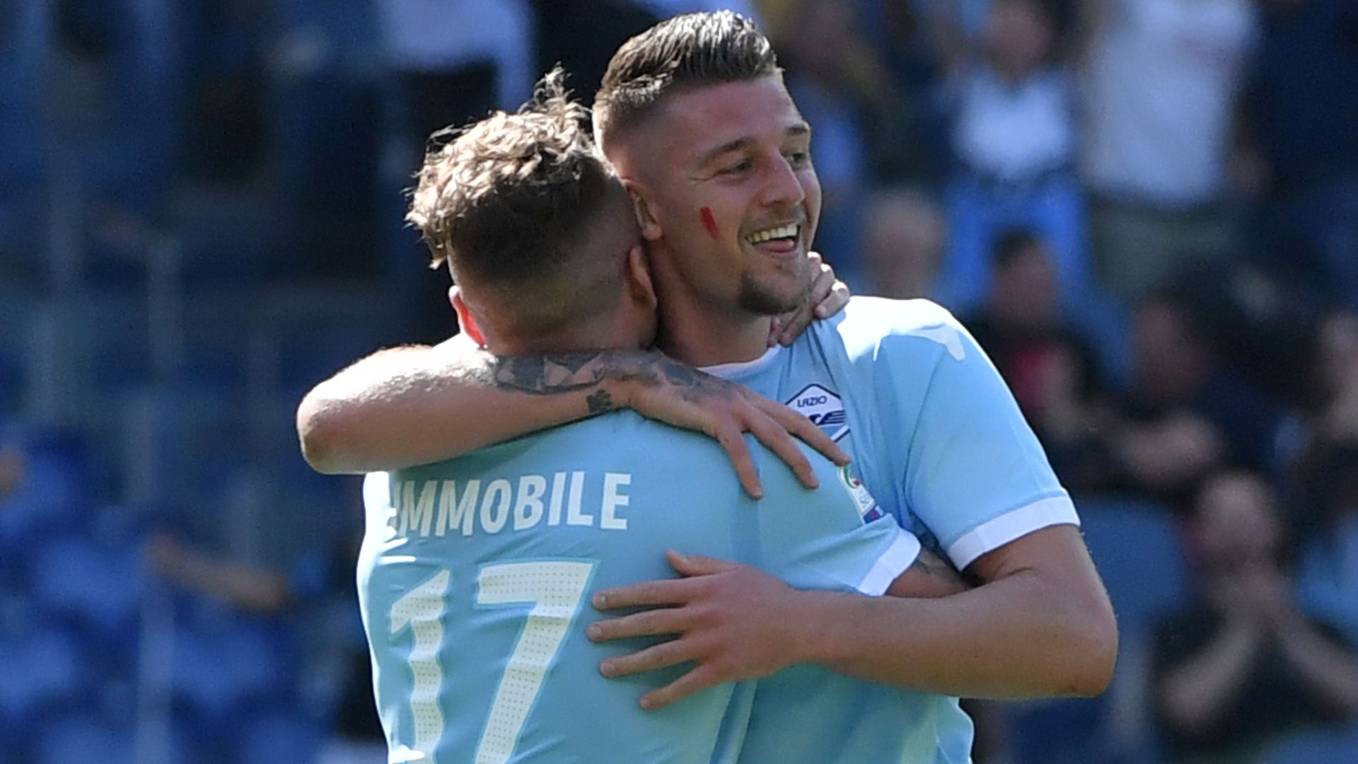 Sergej Milinkovic-Savic Ciro Immobile Lazio Rom 17082018
