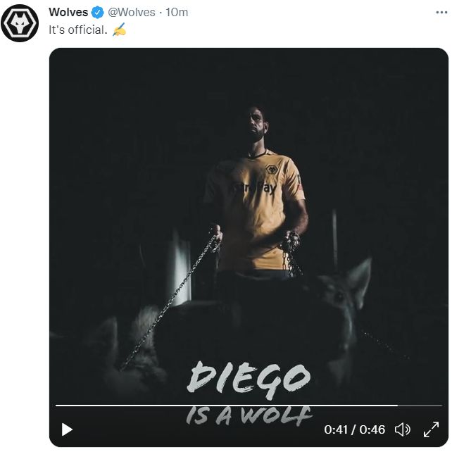 Diego Costa Wolves